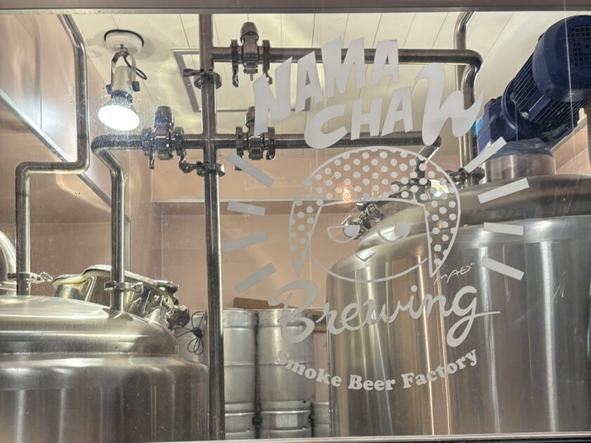 NAMACHAN Brewing in Smoke Beer Factory in Otsuka makes its uniquely tasting RAUCH beer on the site.